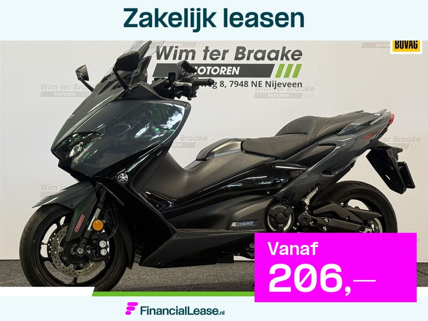 Yamaha TMAX 560 TechMAX ABS - 2021, Motoren, Scooter, 562 cc, Bedrijf, 12 t/m 35 kW