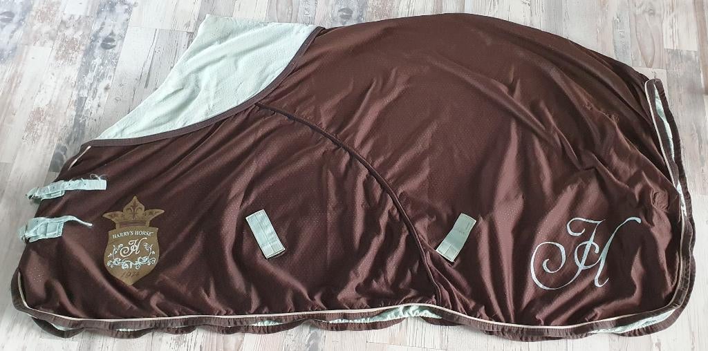 GEBRUIKTE ZWEETDEKEN MET SCHADE, MAAT 195 CM, Dieren en Toebehoren, Paarden en Pony's | Dekens en Dekjes, Full (L), Gebruikt, Zweetdeken