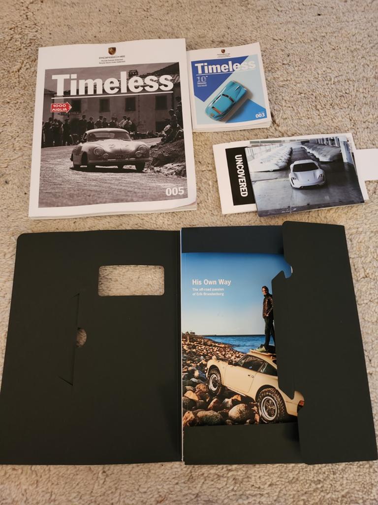 Diverse Porsche brochures en setje kaarten, Boeken, Ophalen of Verzenden, Gelezen, Porsche