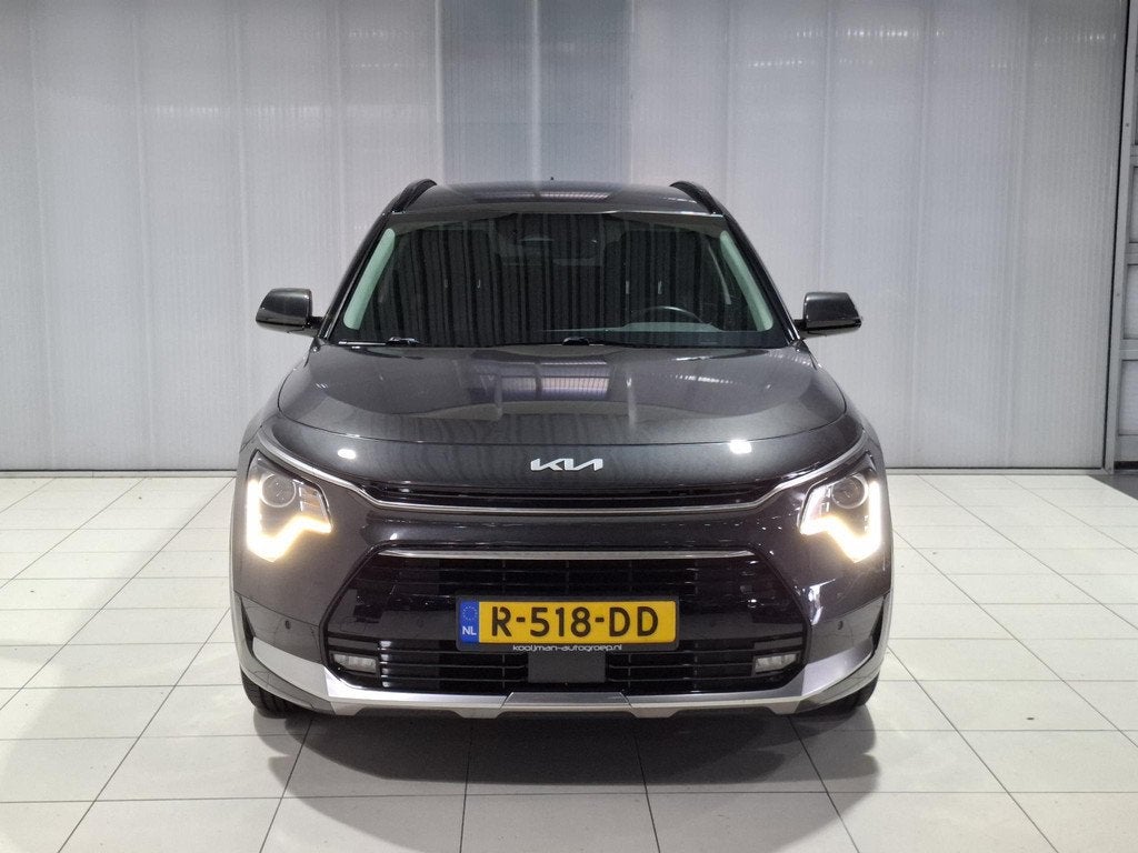 Kia Niro 1.6 GDi Hybrid DynamicLine Apple Carplay/Android Au, Auto's, Kia, 1374 kg, Gebruikt, Euro 6, Leder en Stof