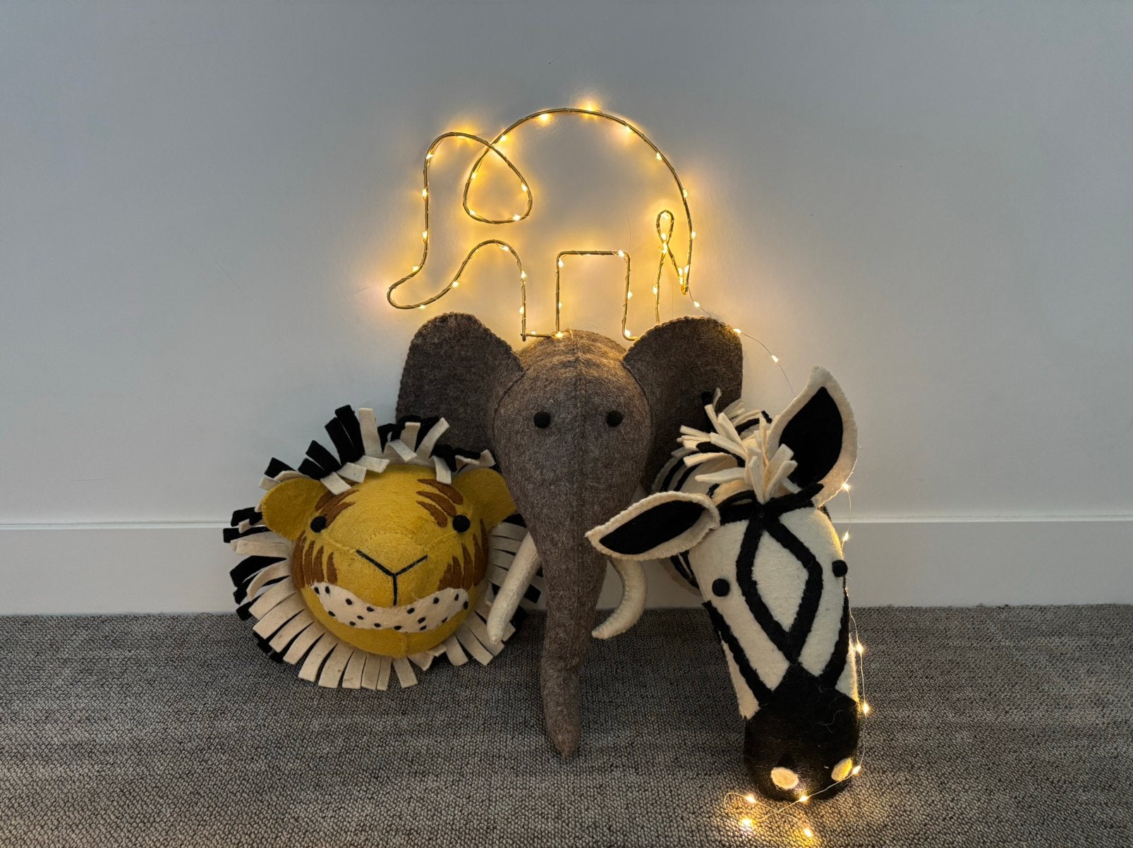 Leuke accessoires voor de kinderkamer: safari thema, Overige merken, Ophalen of Verzenden, Zo goed als nieuw, Wanddecoratie