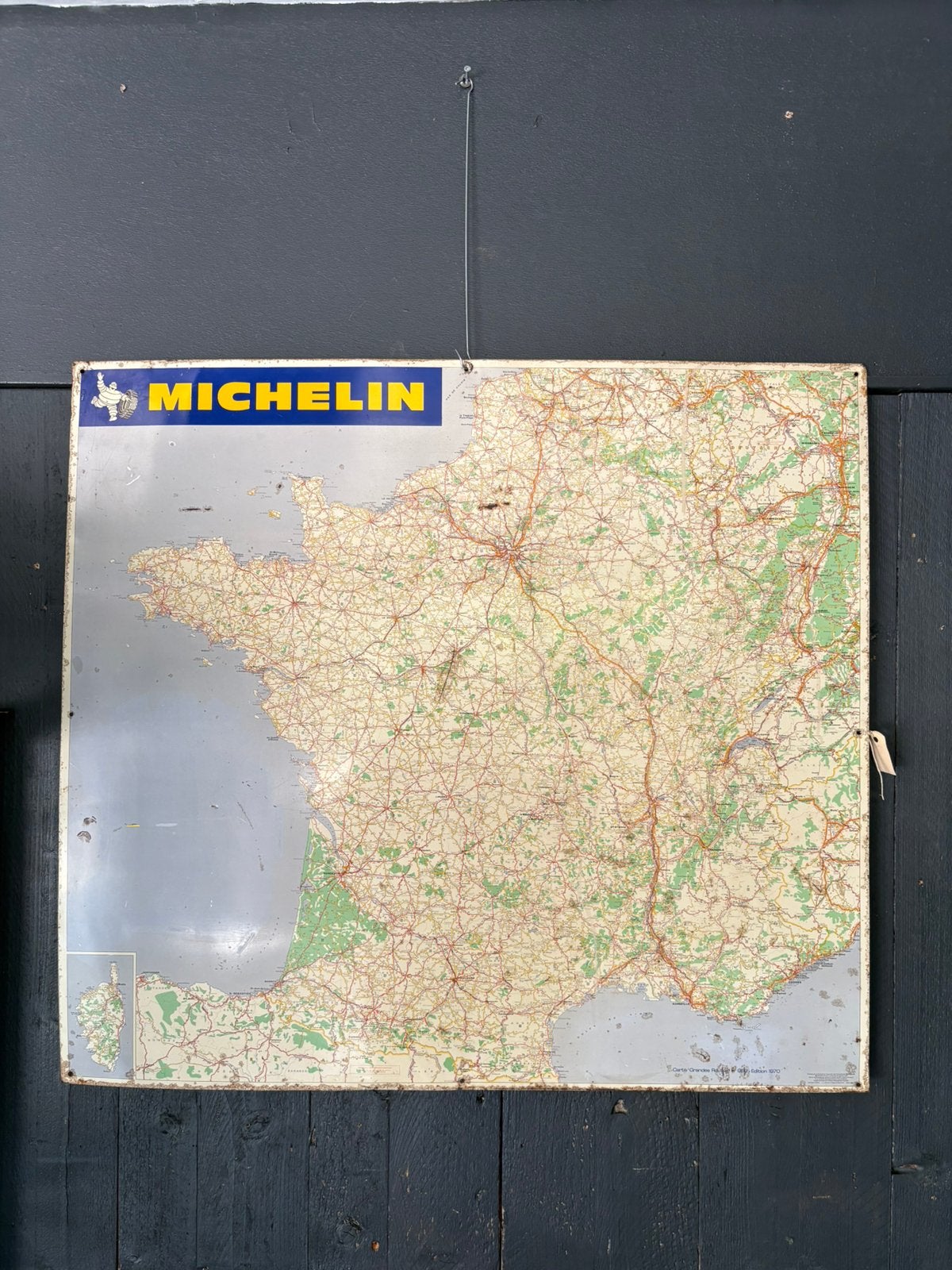 Frankrijk, Ophalen, Gebruikt, Reclamebord