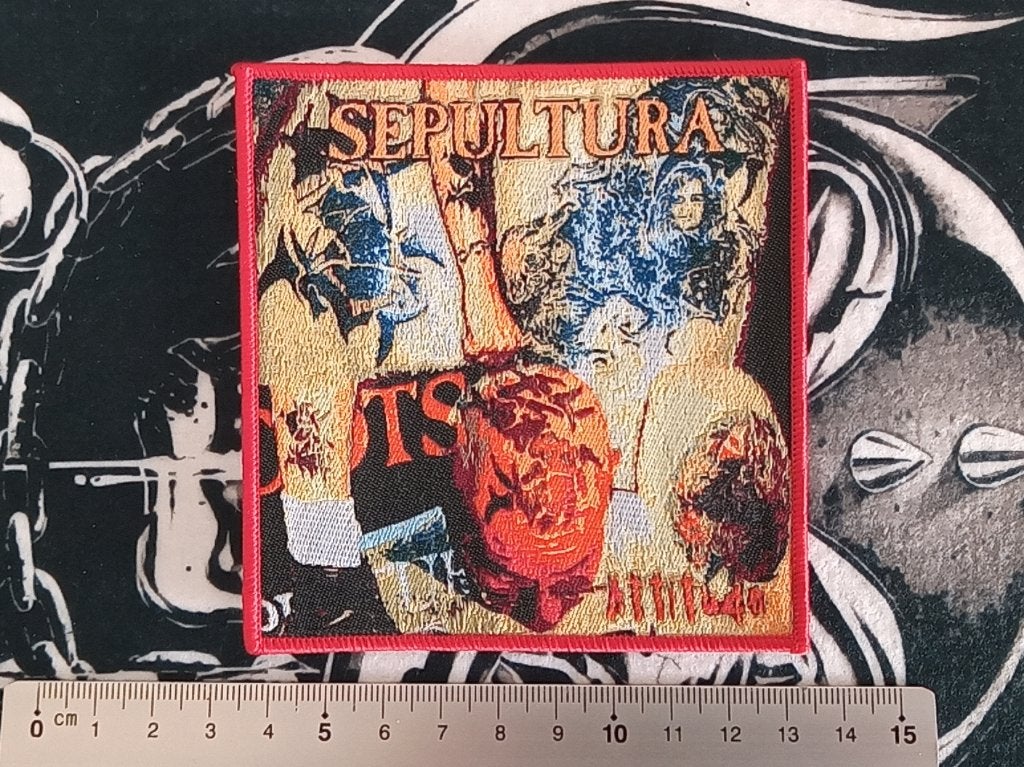 Sepultura zeer mooie limited edition attitude patch 57, Verzenden, Nieuw, Kleding