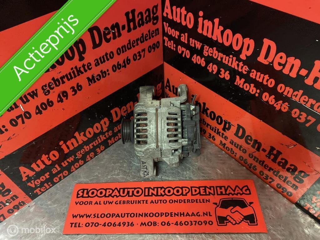 Opel Meriva Vectra Saab ('03-10) 1.6/1.8 Dynamo - 0124425009, Gebruikt, Opel, Ophalen of Verzenden, Opel