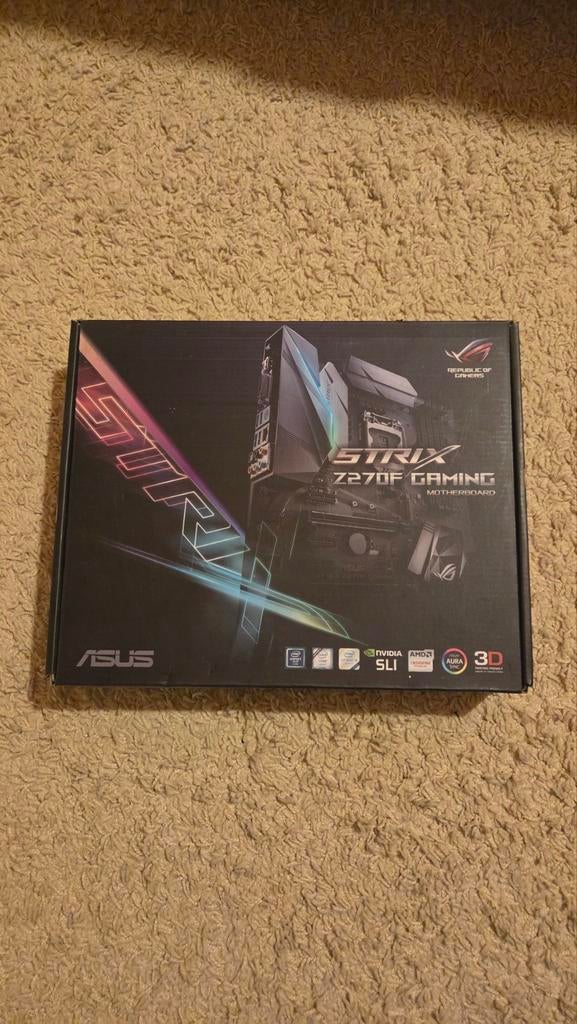 Asus Strix Z270F Gaming Motherboard, Computers en Software, Moederborden, Gebruikt, Verzenden, DDR4, Intel Socket 1151