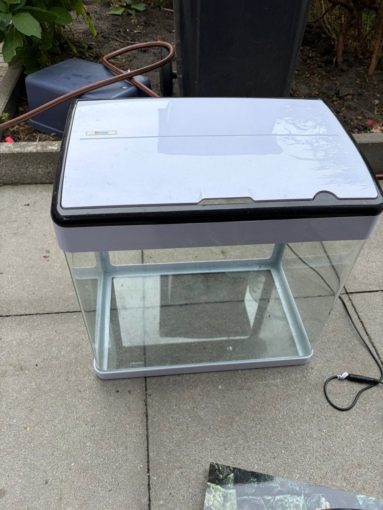 Superfish panorama 35 led aquarium, Ophalen, Gebruikt, Leeg aquarium, Superfish