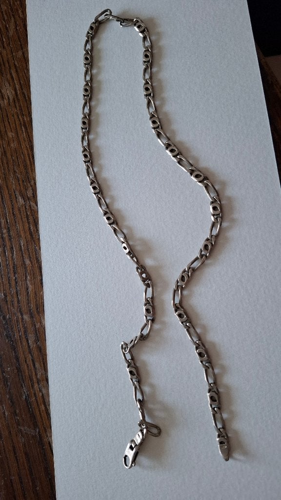 ketting 51 cm 925 zilver 27 gram, Ophalen of Verzenden, Zo goed als nieuw, Zilver, Overige materialen