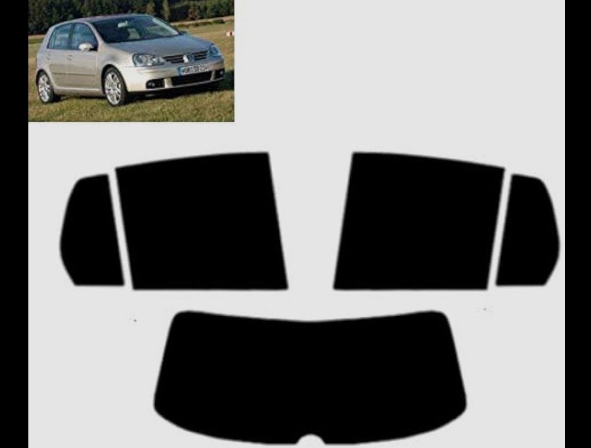Raamfolie set voor Volkswagen Golf V 5 deurs(2003-2008), Verzenden, Nieuw, Volkswagen