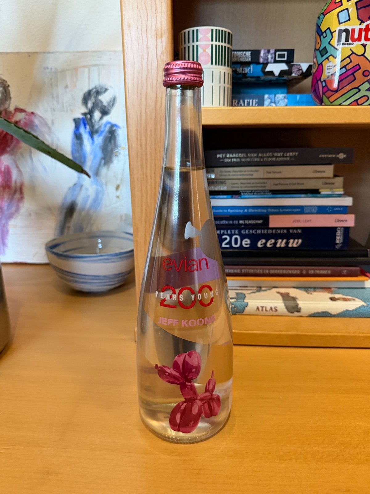 Evian x Jeff Koons waterfles, Ophalen of Verzenden