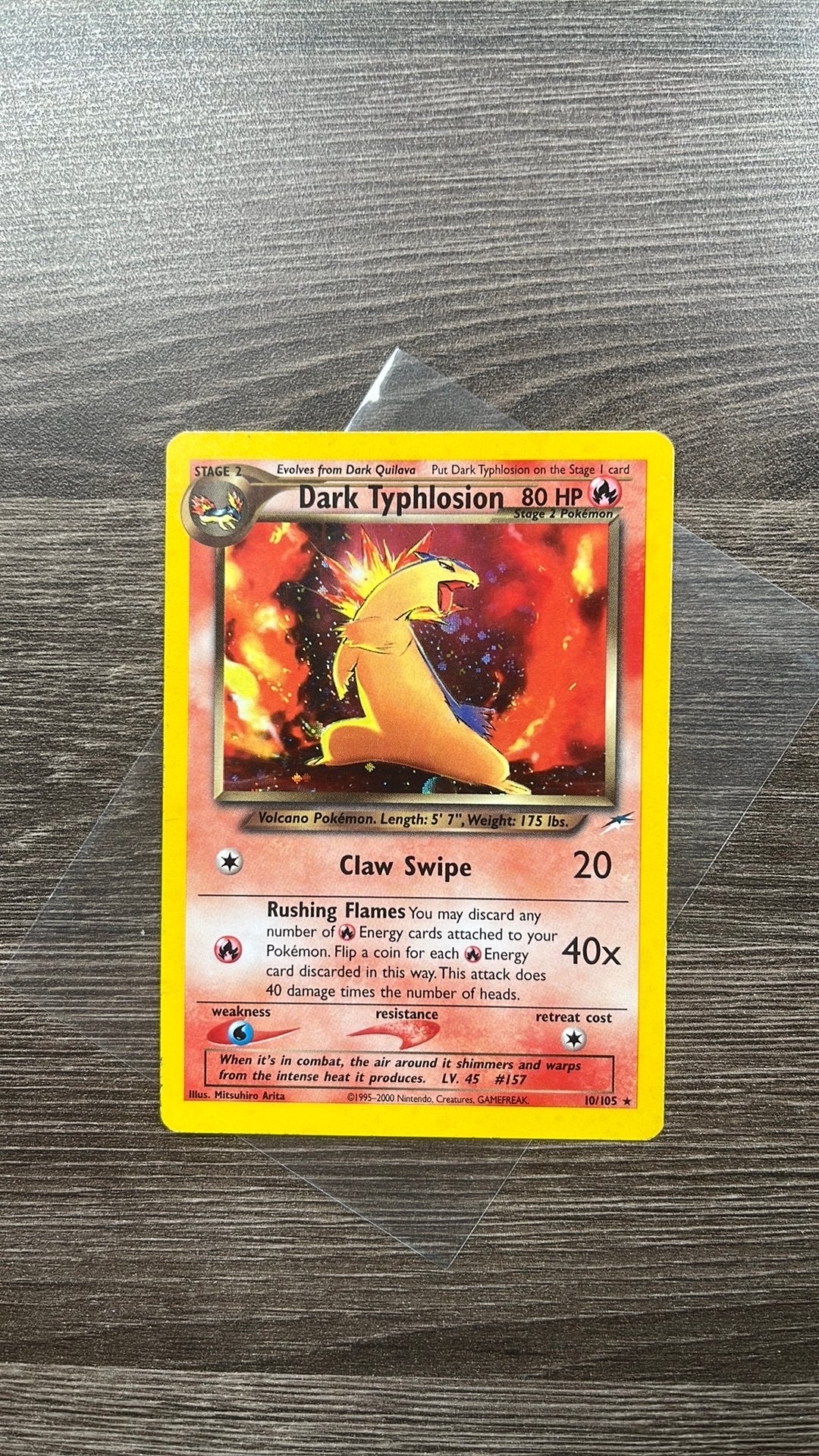 Dark typhlosion neo destiny, Ophalen of Verzenden, Zo goed als nieuw