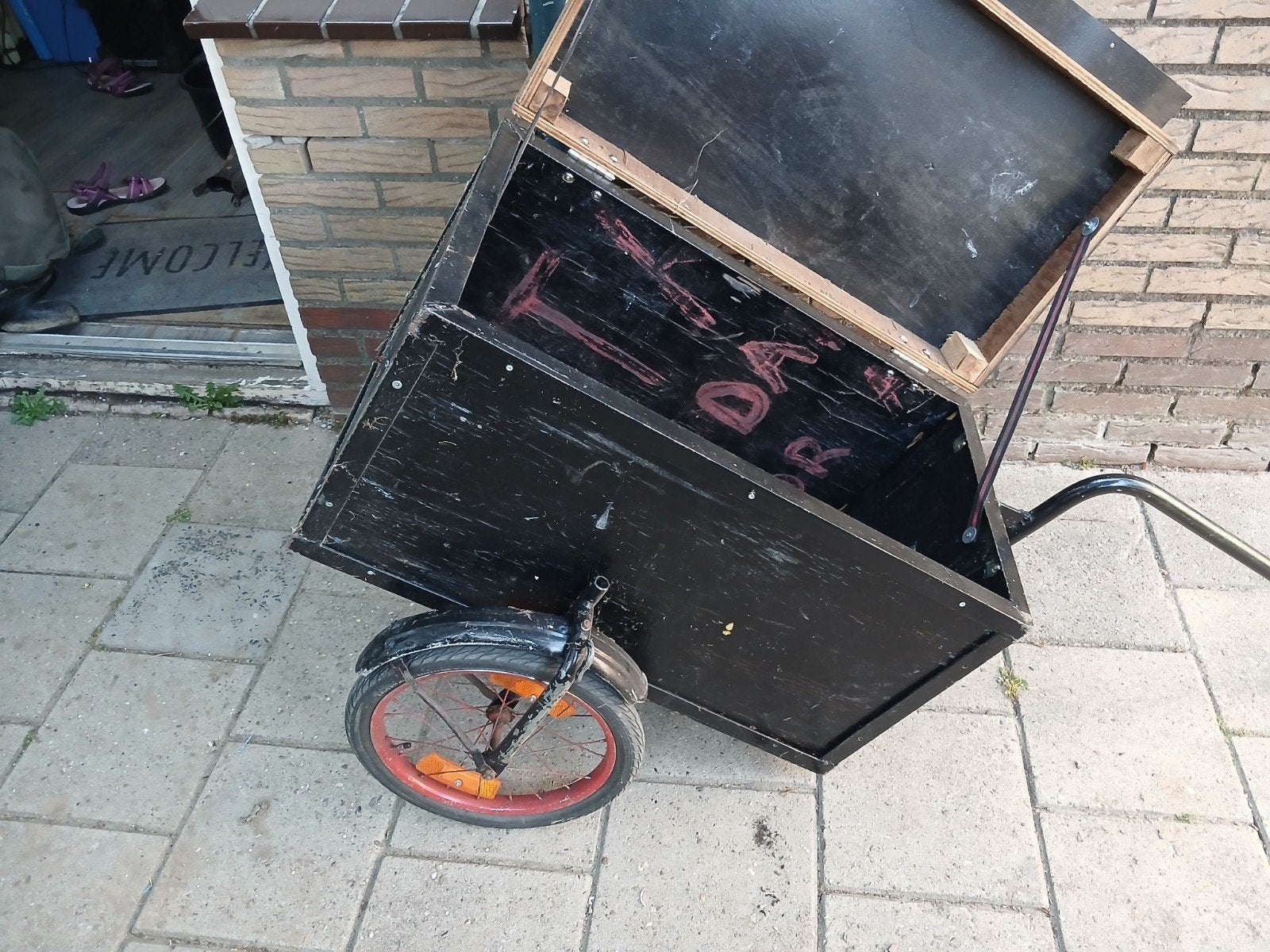 Stevige Bagagekar voor Fiets - Zelfbouw, Ophalen