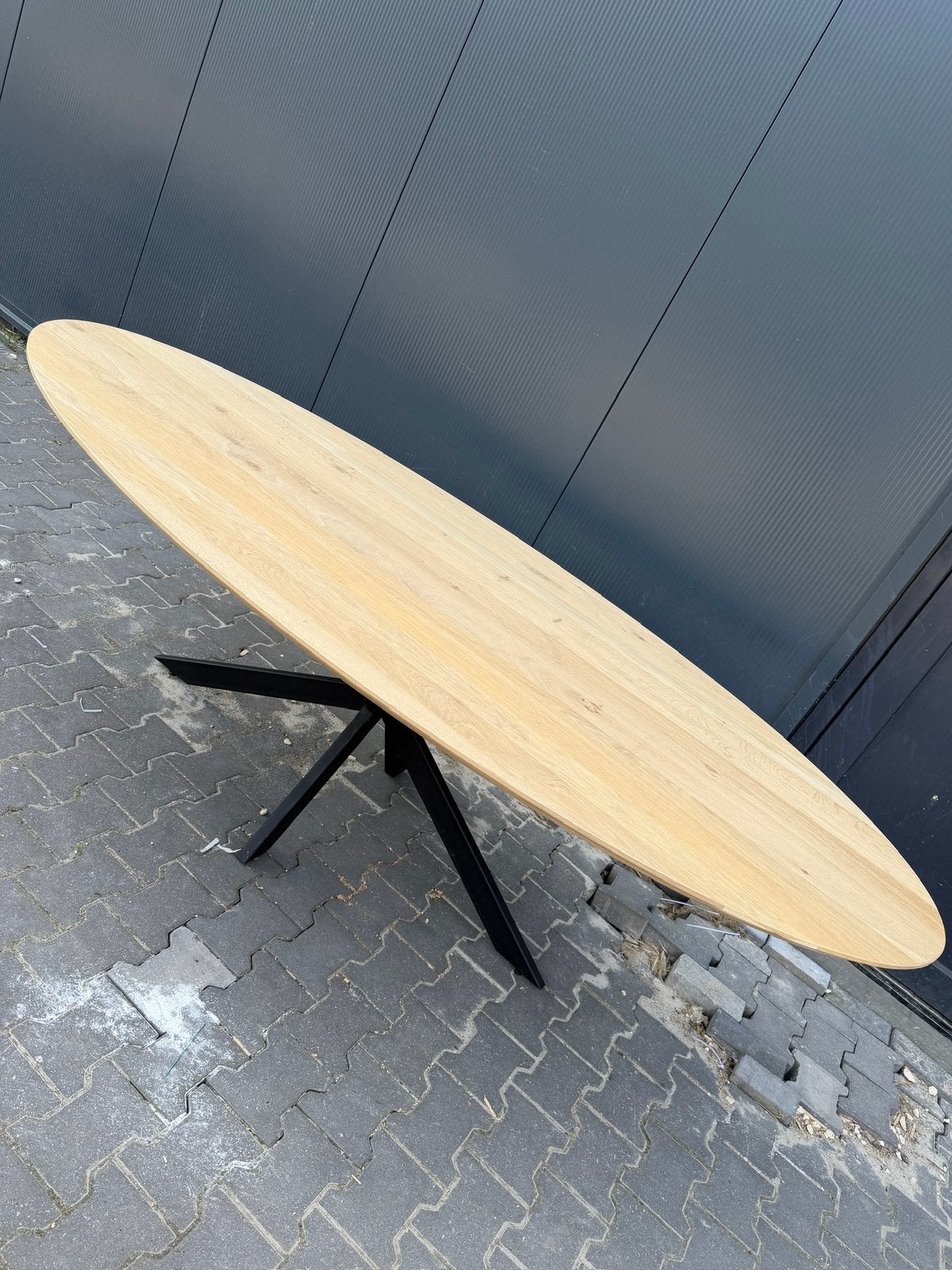 NIEUWE LUXE EETTAFELS LEEGVERKOOP, Ophalen, 200 cm of meer, 50 tot 100 cm, Zo goed als nieuw