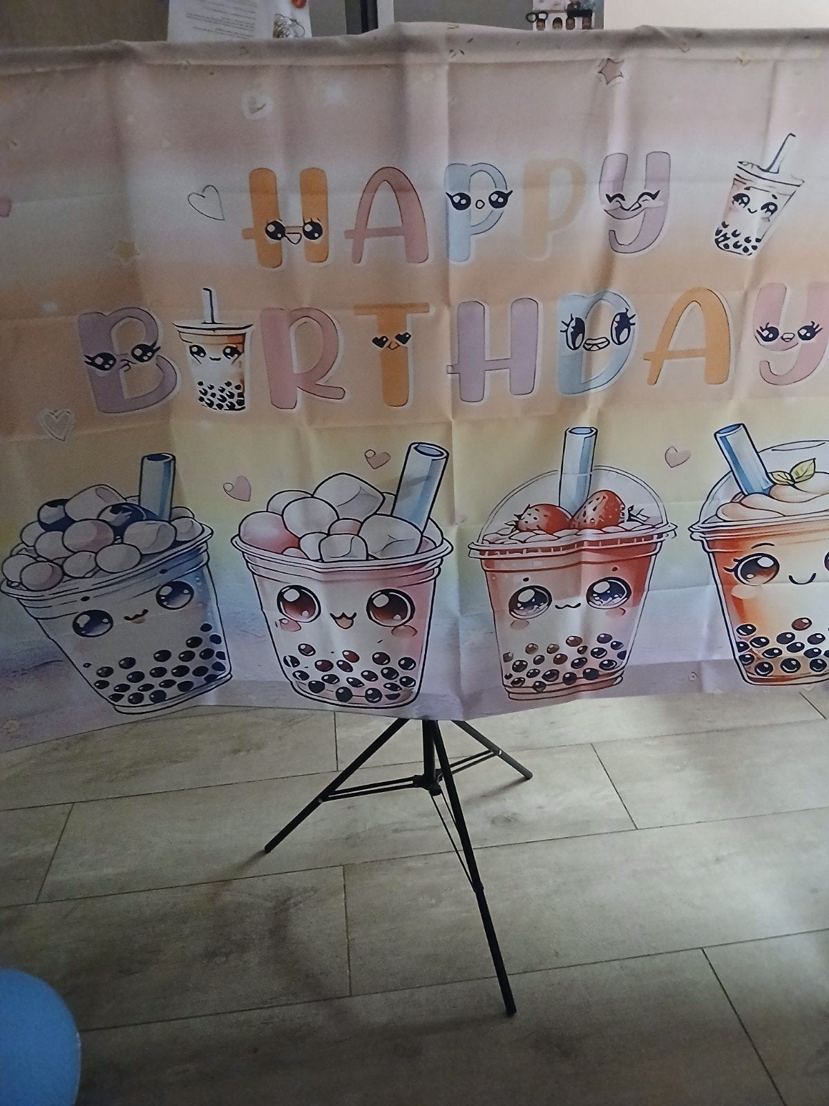 verjaardag poster  Bubble Tea, Ophalen