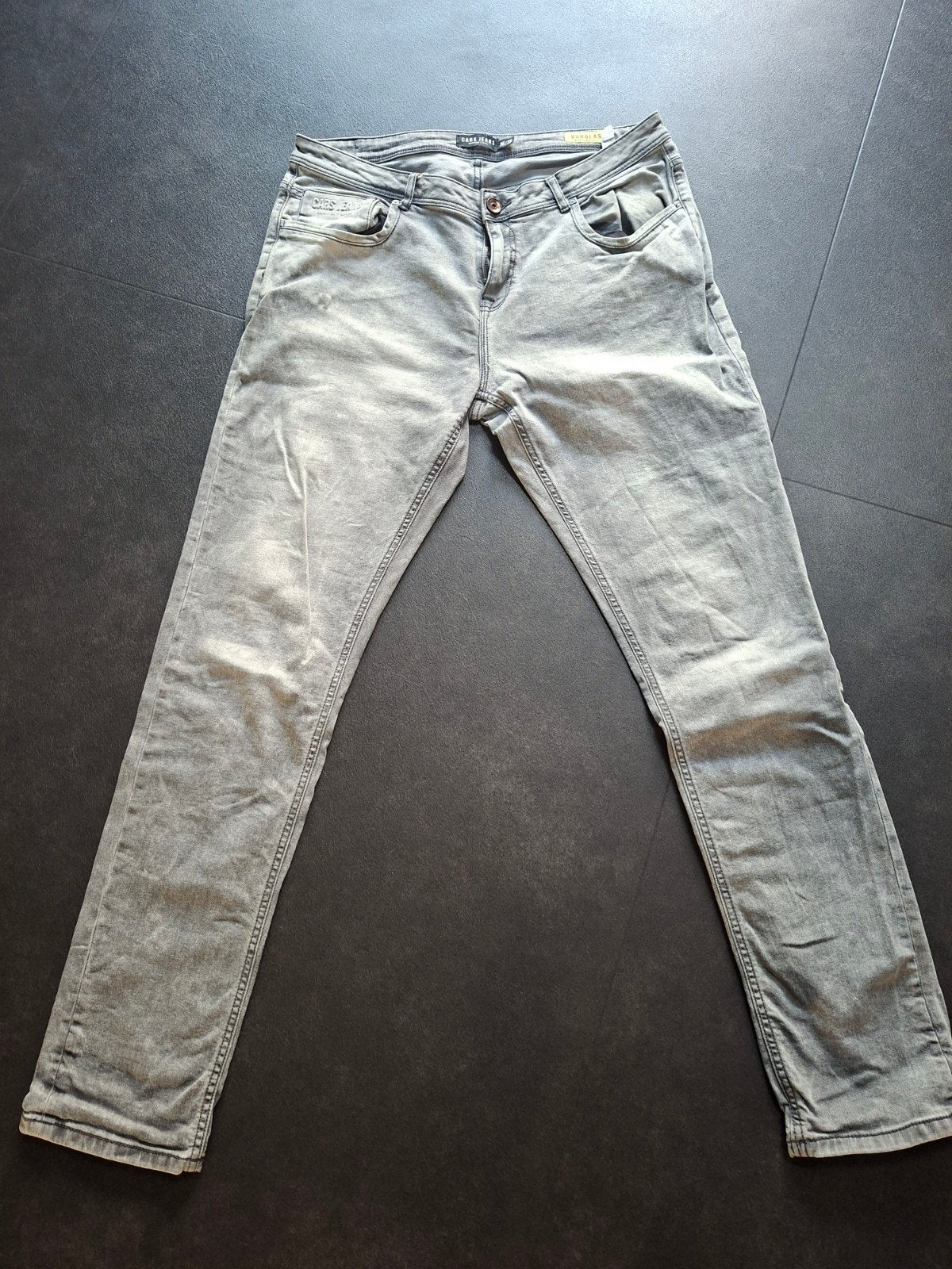 Cars Jeans Douglas Grijs - Maat W36/L36, Kleding | Heren, Cars Jeans, W36 - W38 (confectie 52/54), Ophalen of Verzenden, Zo goed als nieuw