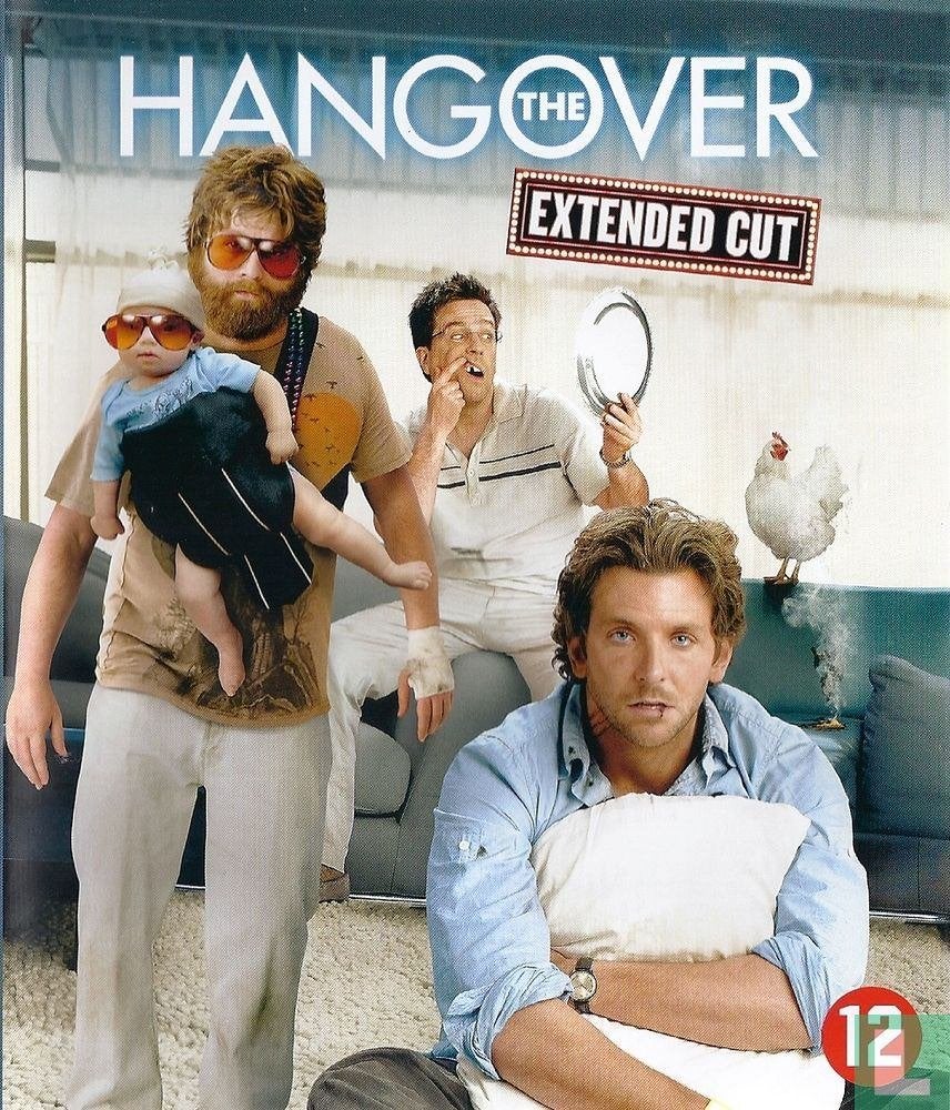 The Hangover Extended cut - Blu-ray, Ophalen of Verzenden, Zo goed als nieuw, Actie, Nederlands