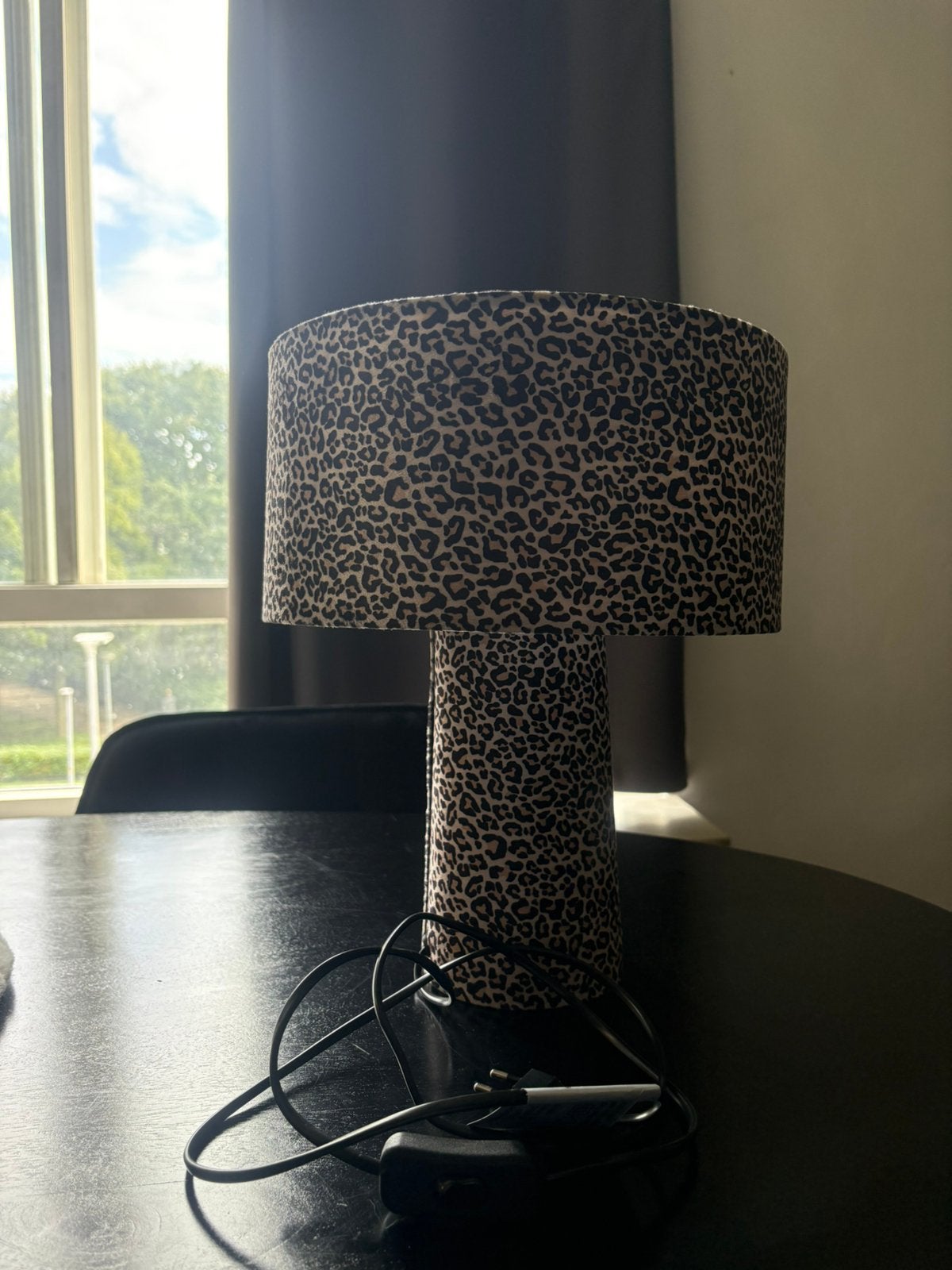 Lamp panterprint, Huis en Inrichting, Ophalen, Zo goed als nieuw