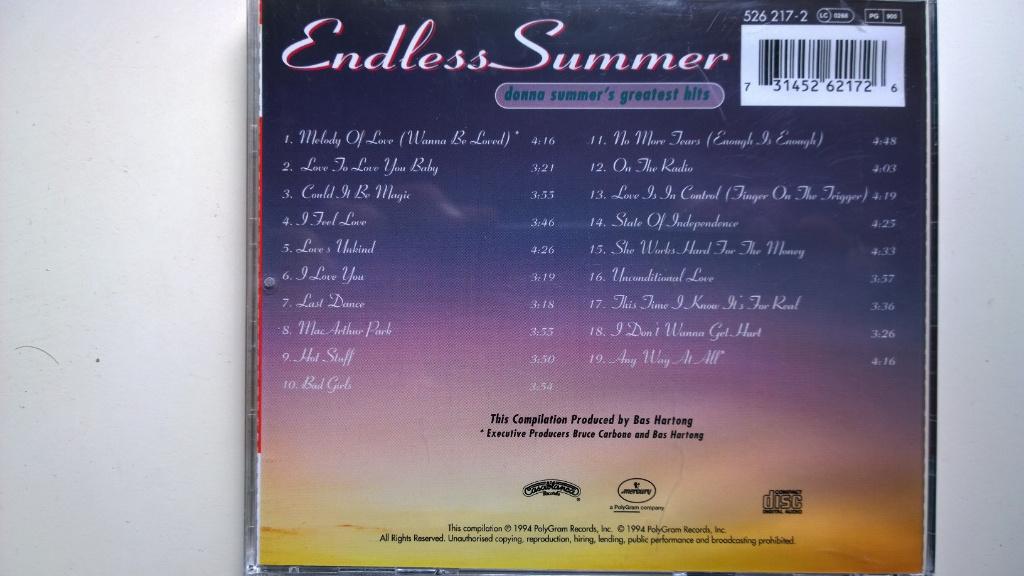 Donna Summer - Endless Summer (Greatest Hits), Ophalen of Verzenden, Zo goed als nieuw, Disco