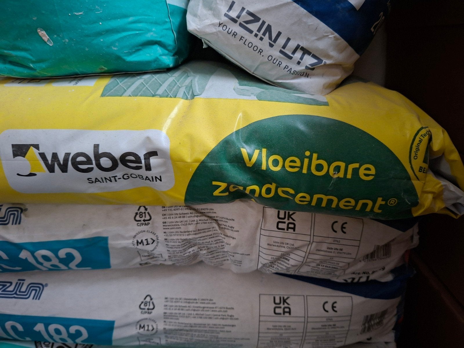 Weber Vloeibare Zandcement - Hoogwaardige Egalisatie, Ophalen, Nieuw