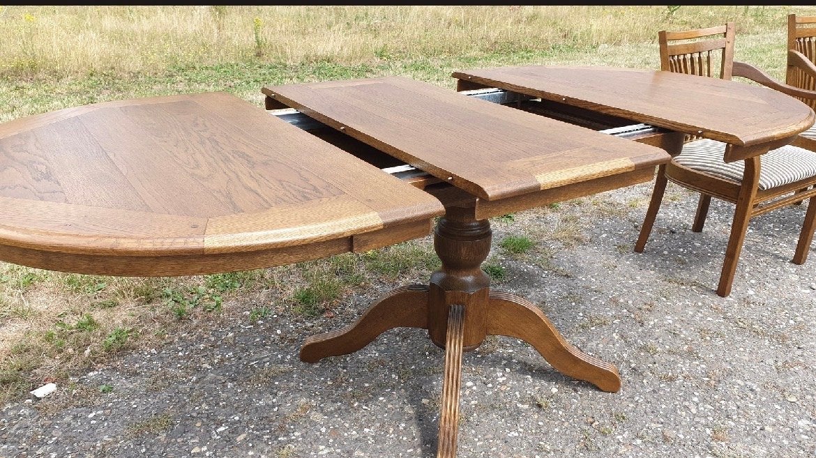 Grootste COLLECTIE Bannink jugendstil eetkamer tafels, Antiek en Kunst, Ophalen