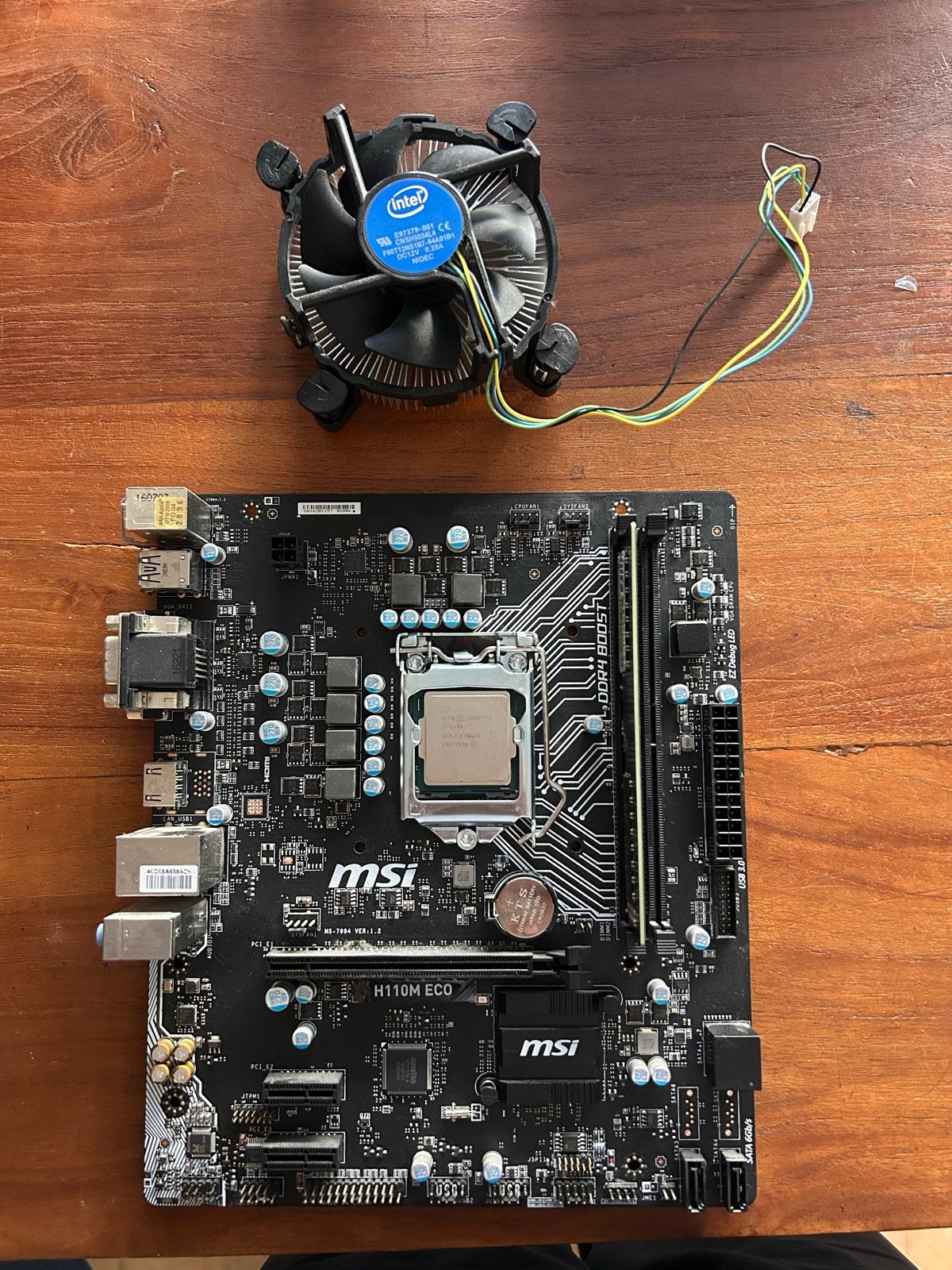 Intel Core i5 PC-set - 8 GB RAM msi moederbord h110m eco, Computers en Software, Verzenden, Gebruikt, Intel, DDR4
