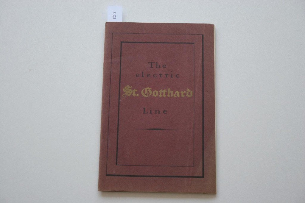 From North to South by the electric St. Gotthard Line, Verzamelen, Ophalen of Verzenden, Gebruikt, Trein, Boek of Tijdschrift