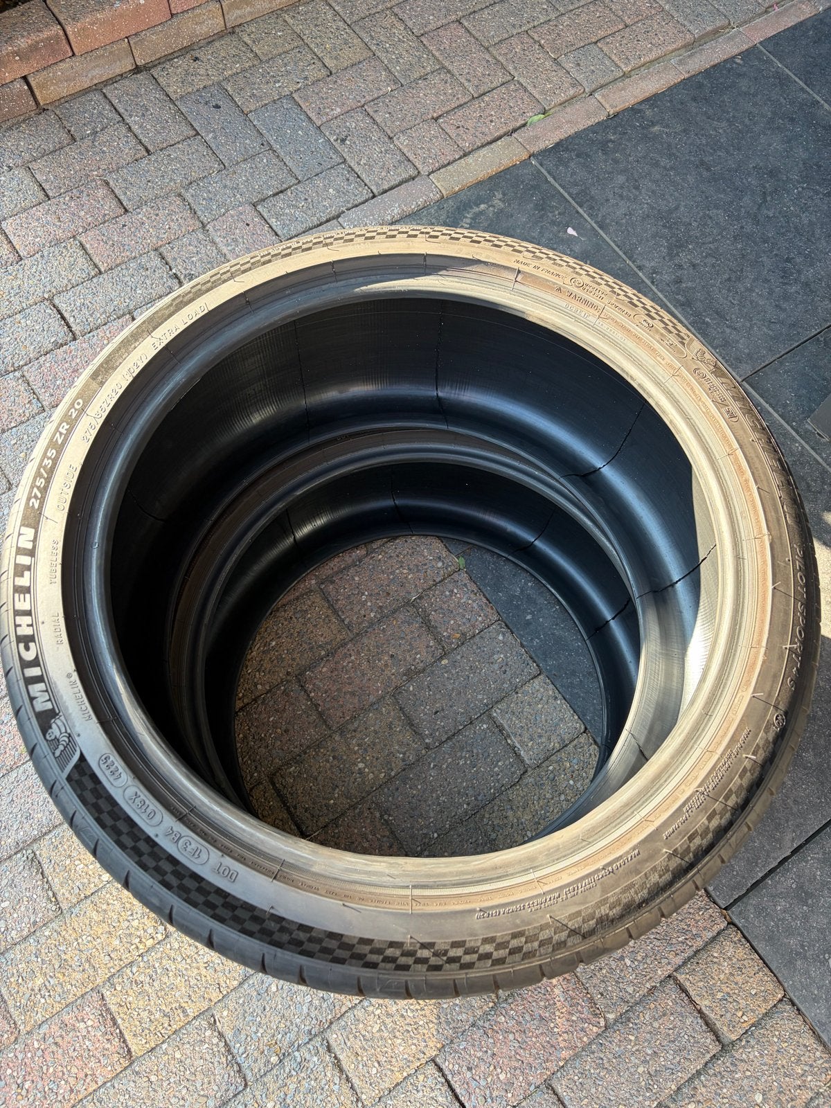 2x 275 35 20 Michelin Pilot Sport 4S band, Auto-onderdelen, Banden en Velgen, Ophalen, Gebruikt, 275 mm, Band(en)