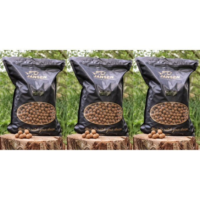 15KG BULKDEAL Jansen Premium Bait Range Boilies Scopex Squid, Ophalen of Verzenden, Nieuw, Overige typen