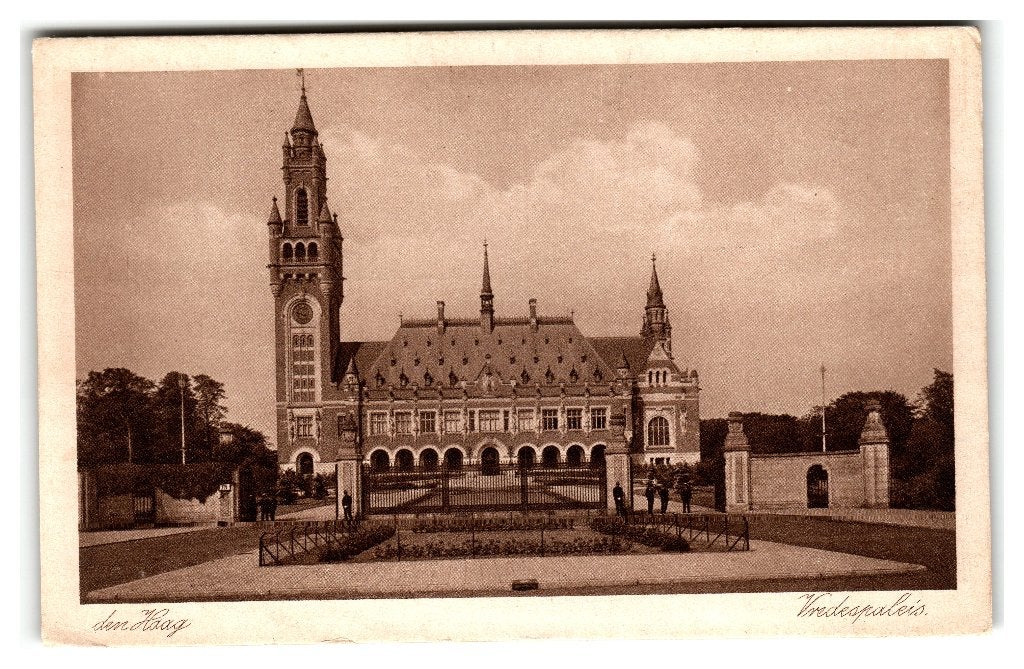 Den Haag, Vredespaleis, Verzenden, 1940 tot 1960, Ongelopen, Zuid-Holland