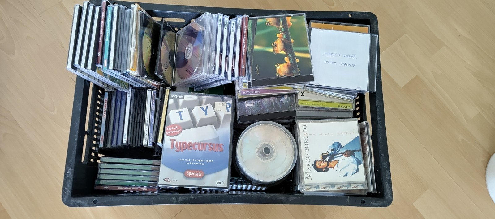 Gratis CD's, lege doosjes en CD-R's, Ophalen, Zo goed als nieuw