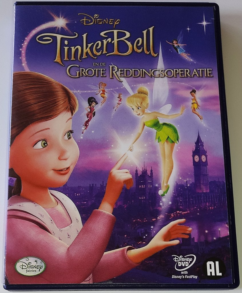 Dvd *** TINKERBELL *** En de Grote Reddingsoperatie, Animatie, Nederlands, Ophalen of Verzenden, Zo goed als nieuw