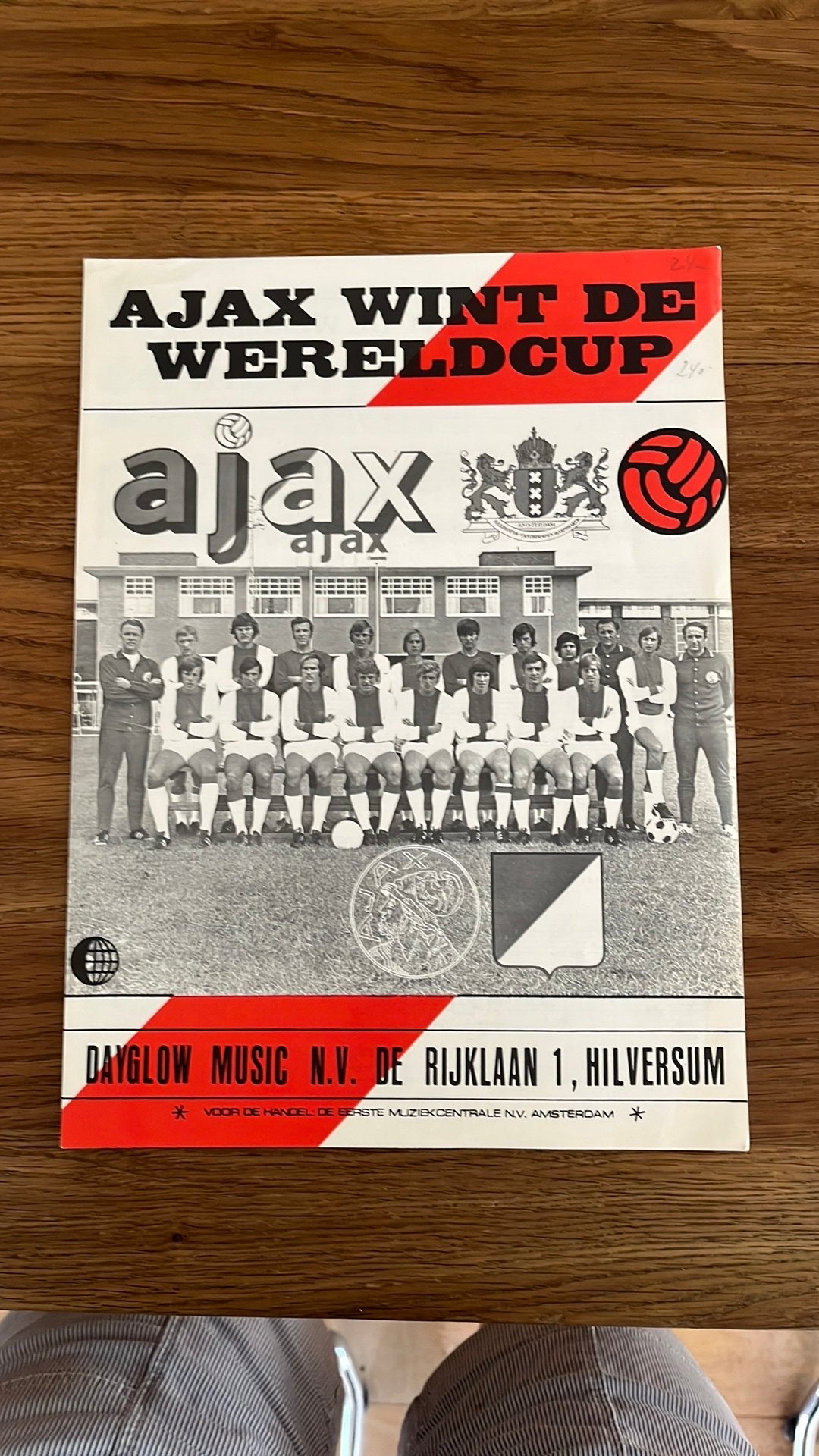 Ajax lied.1971, Tickets en Kaartjes, Sport | Voetbal, Seizoenskaart, Eén persoon