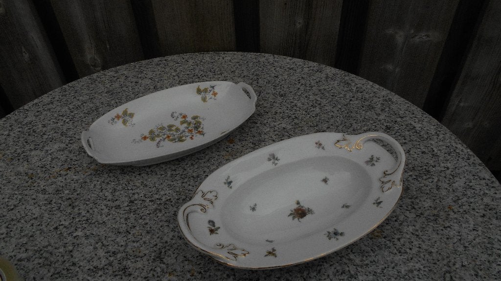 2x serveer schaal schaaltjes oa Rosenthal bonbon koekjes, Antiek en Kunst, Ophalen of Verzenden