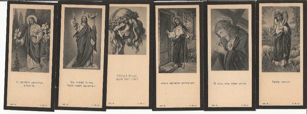 6 oude Bidprentjes uit de periode 1920-1929, Verzamelen, Bidprentjes en Rouwkaarten, Verzenden, Bidprentje