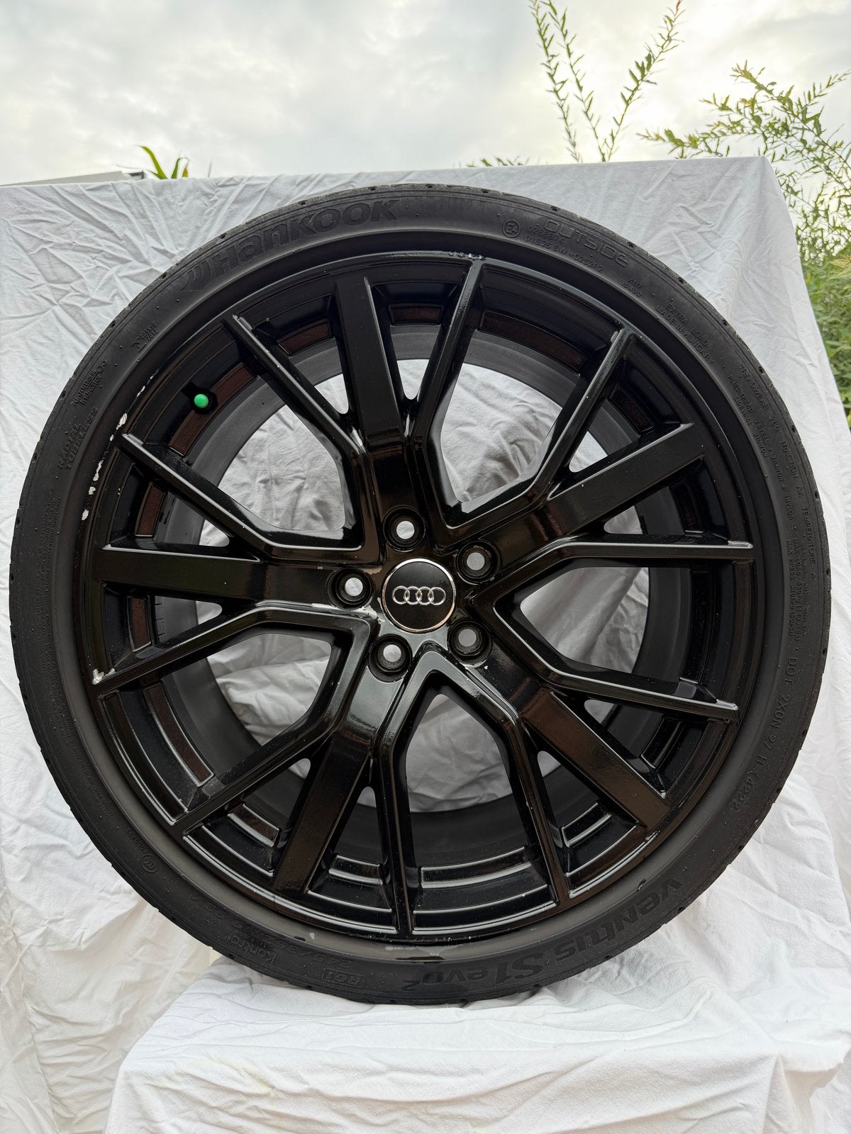 Audi Velgen met Hankook Banden - 19 inch, 19 inch, Banden en Velgen, Ophalen of Verzenden, Personenwagen
