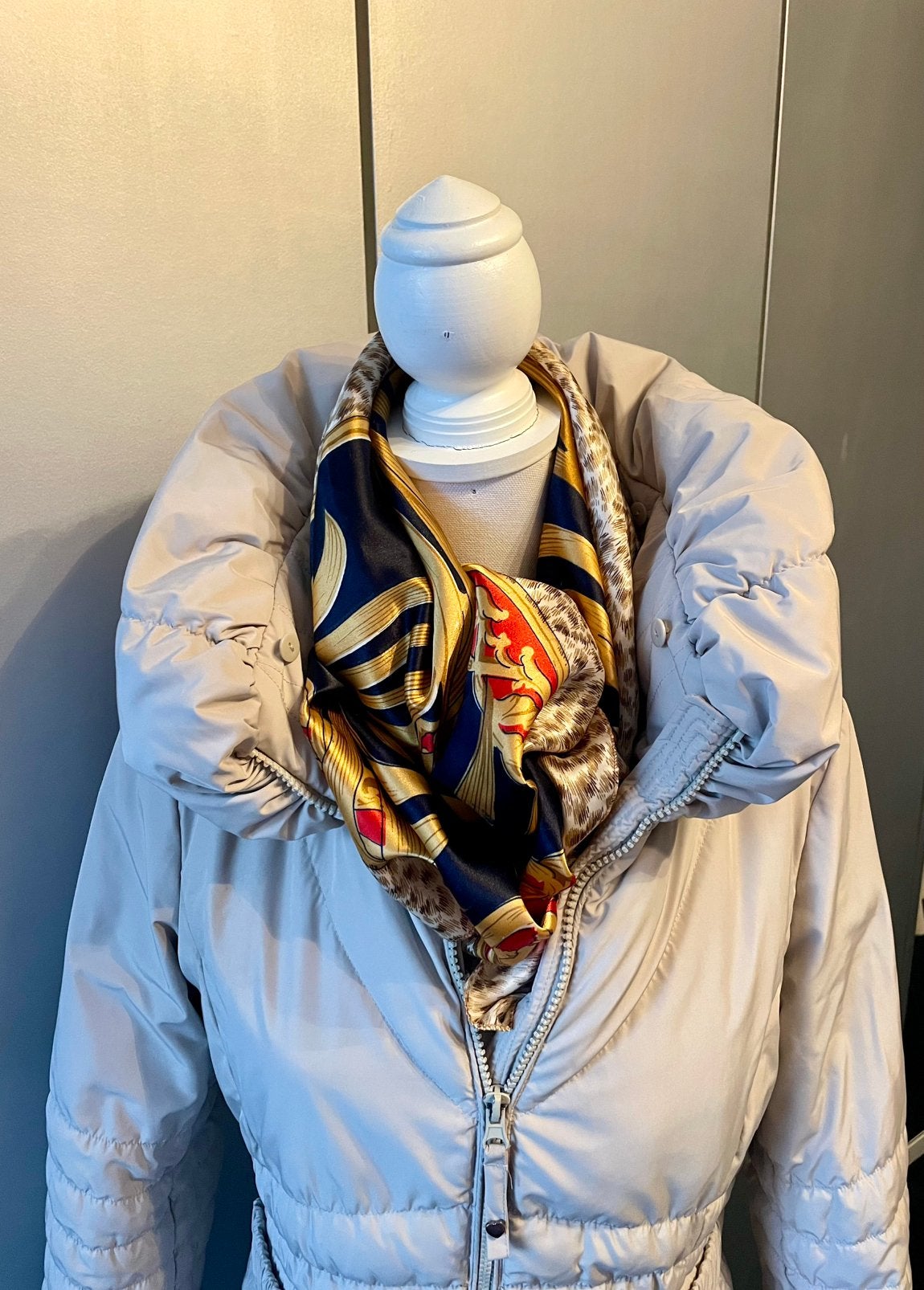 Twin-Set: Jas, Dons, Verzenden, Zo goed als nieuw, Maat 36 (S), Beige