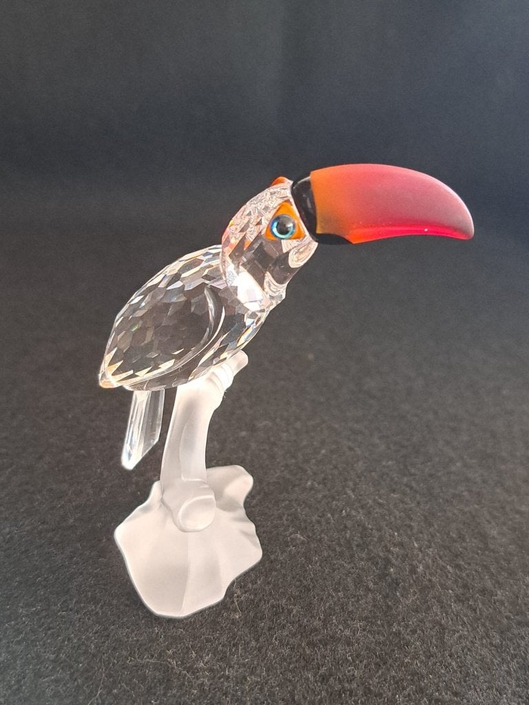 Swarovski beeldje Toekan, Ophalen of Verzenden, Zo goed als nieuw, Figuurtje