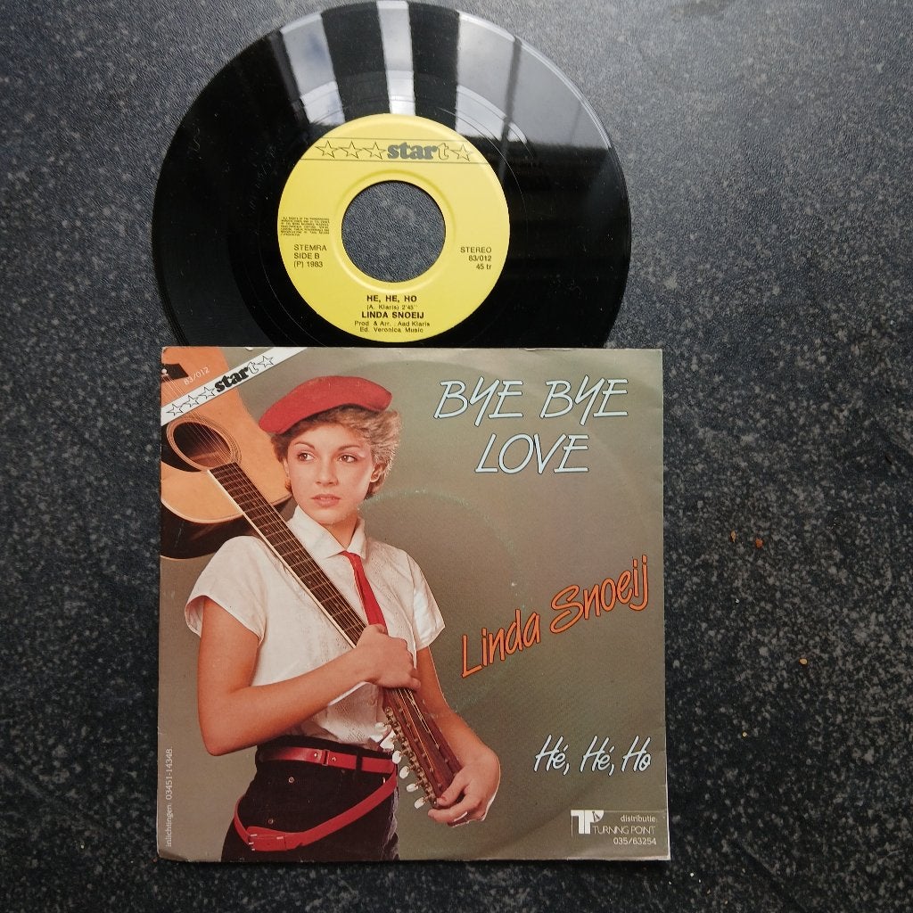 Linda Snoeij /  Bye Bye Love (Piraten), 7 inch, Ophalen of Verzenden, Zo goed als nieuw, Overige typen