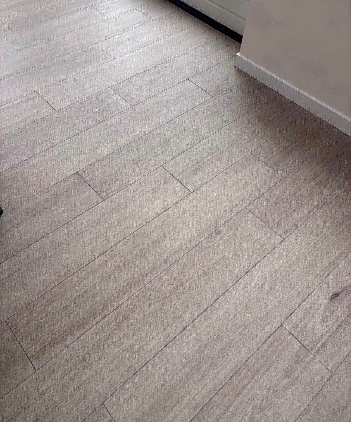 Houtlook vloertegels 7,92m2, Ophalen, 60 cm of meer, Keramiek, Nieuw