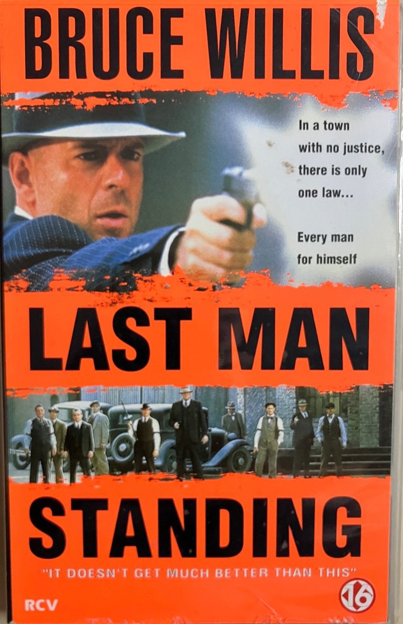VHS Last Man Standing, Cd's en Dvd's, VHS | Film, Nederlands ondertiteld, Engels, Vanaf 16 jaar, Ophalen of Verzenden