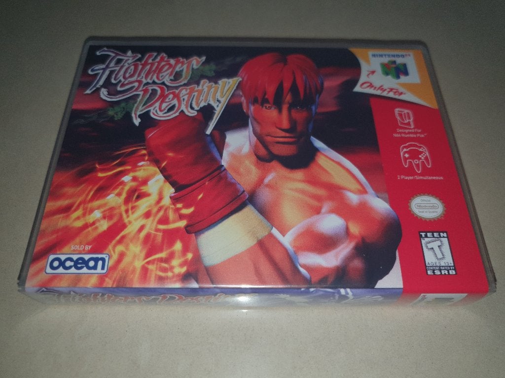 Fighters Destiny N64 Game Case, Spelcomputers en Games, Games | Nintendo 64, Shooter, Verzenden, 1 speler, Zo goed als nieuw