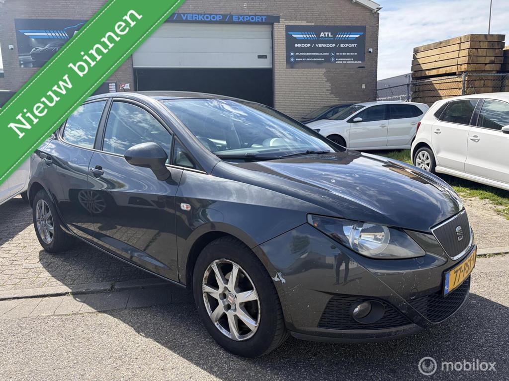 Nette Seat Ibiza 1.2 TDI DEALER ONDR. VOLL! Leer, Voorwielaandrijving, Euro 5, Gebruikt, 1199 cc