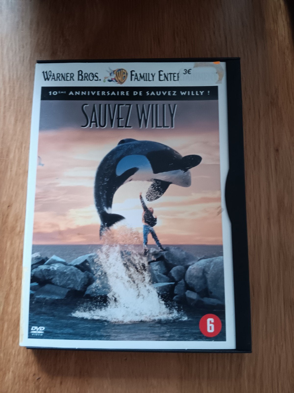 Sauvez Willy DVD - Familiefilm over vriendschap, Cd's en Dvd's, Dvd's | Kinderen en Jeugd, Gebruikt, Film, Avontuur, Vanaf 6 jaar