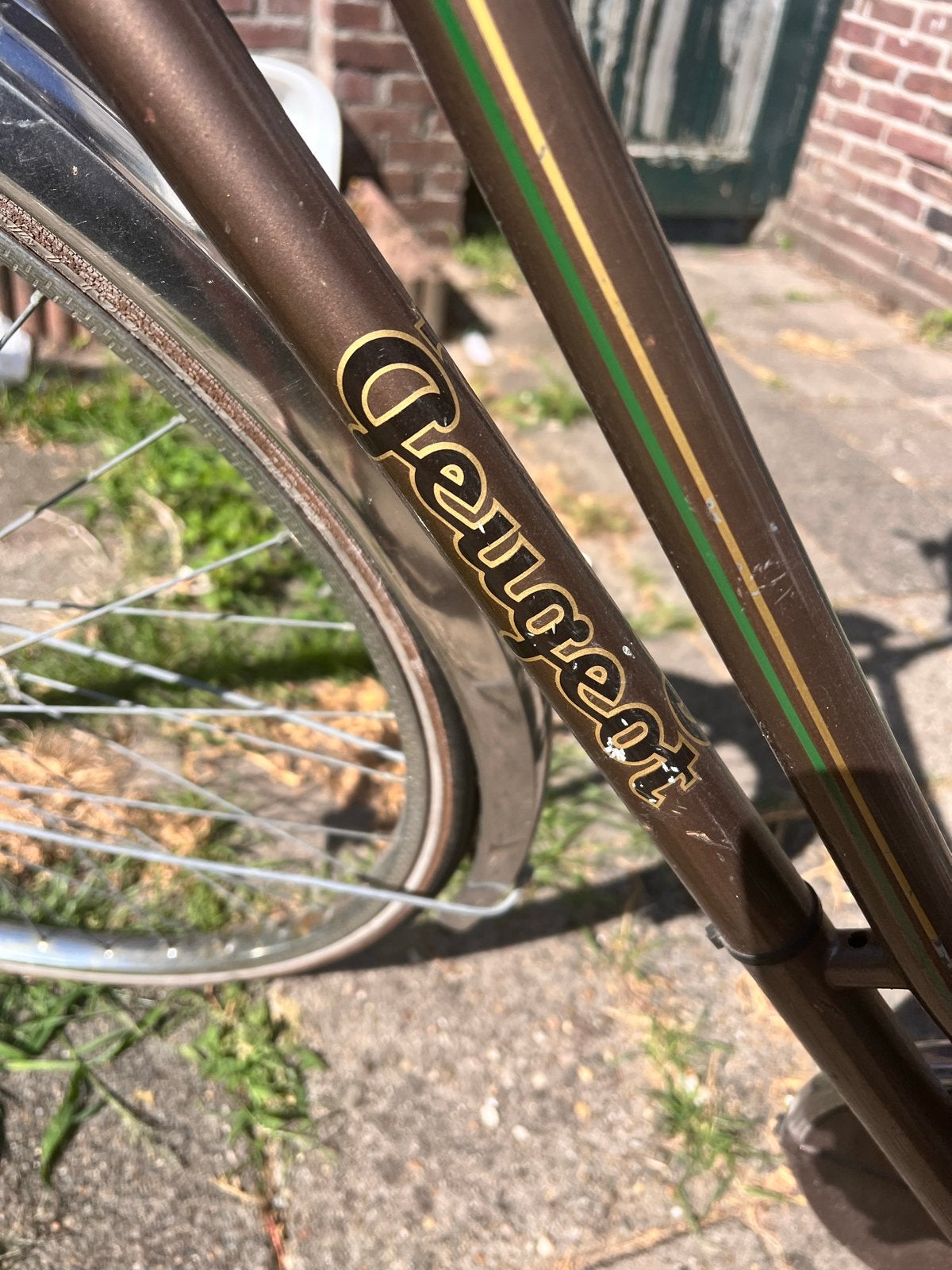 Peugeot damesfiets - Vintage stadsfiets, Overige merken, Velgrem, Ophalen of Verzenden, 53 tot 56 cm