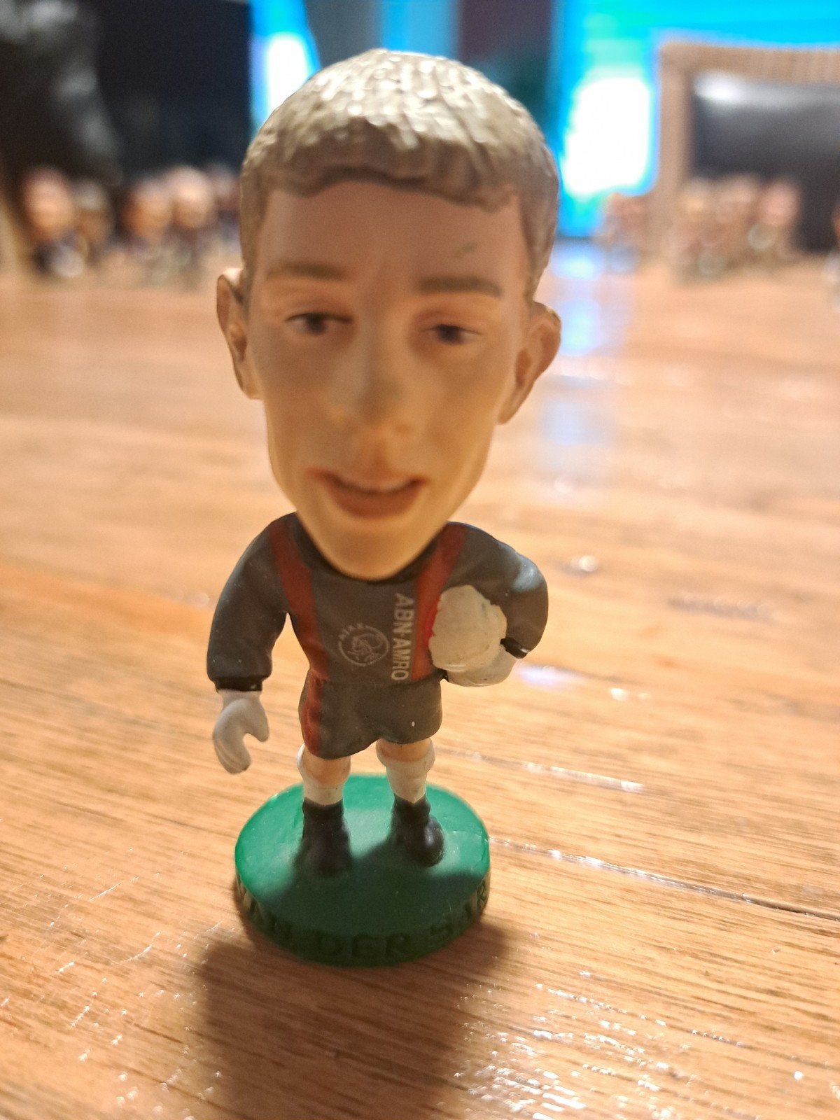 Edwin van der Sar Bobblehead - Ajax ABN AMRO, Ophalen of Verzenden, Gebruikt