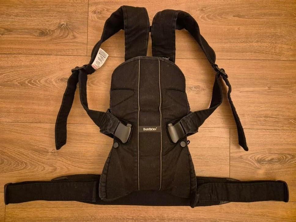 BabyBjörn original babycarrier - black, Gebruikt, Buik of Rug, Ophalen of Verzenden, Baby Björn