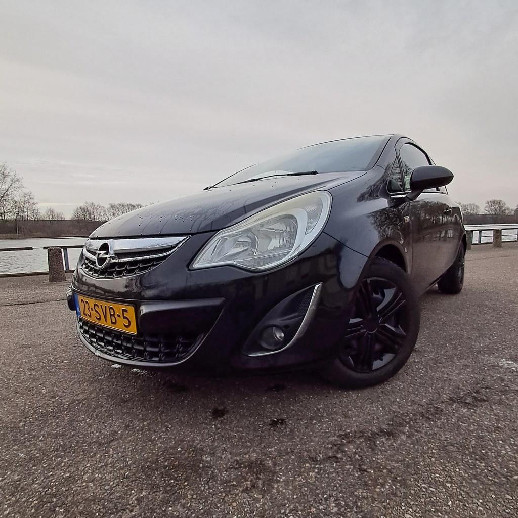 Opel Corsa 1.2 | LPG | Android Auto | Airco | 2011, Auto's, Voorwielaandrijving, Zwart, 4 cilinders, Zwart