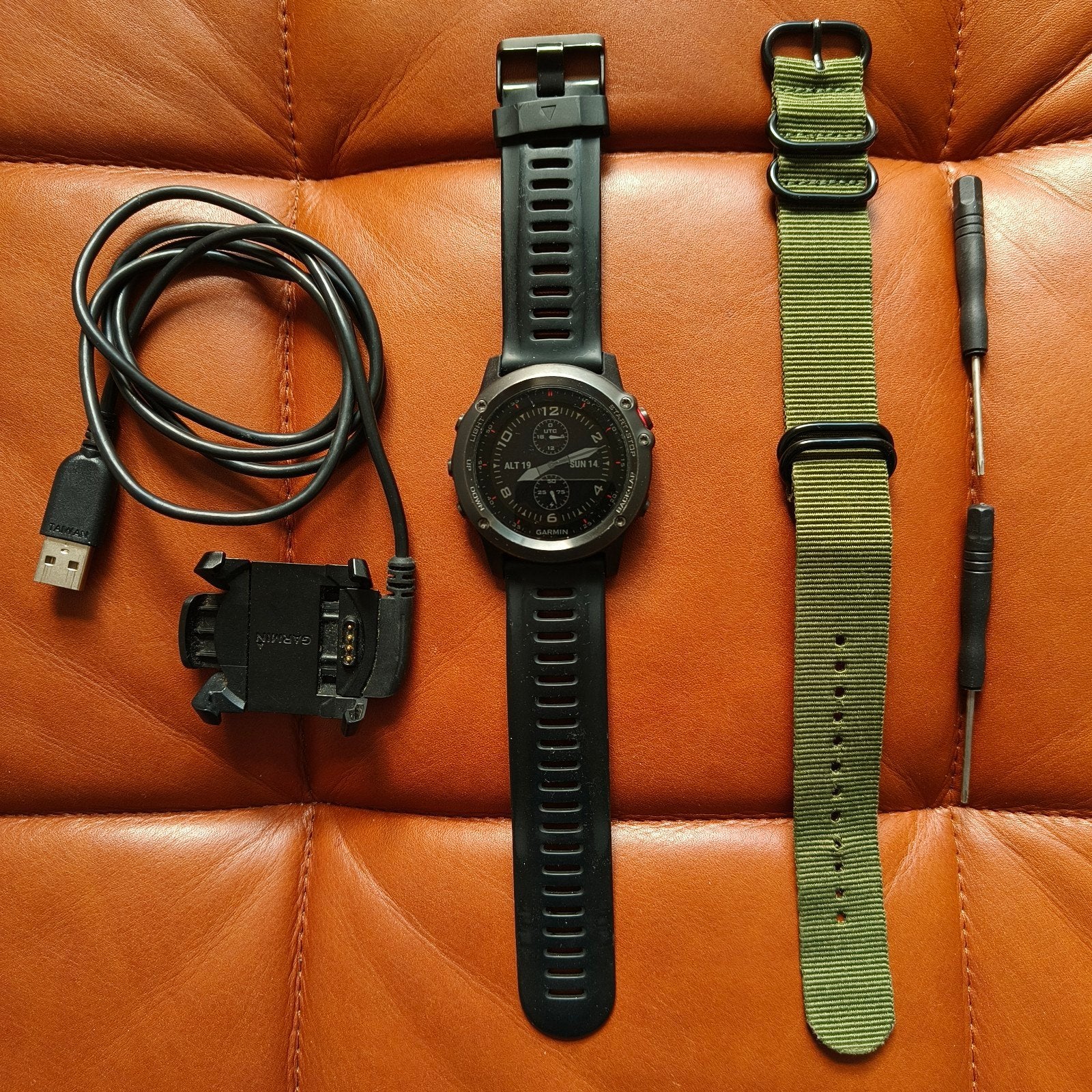 ## Garmin Fenix 3 GPS Multisport Horloge##, Hoogte, Gebruikt, Zwart, Garmin