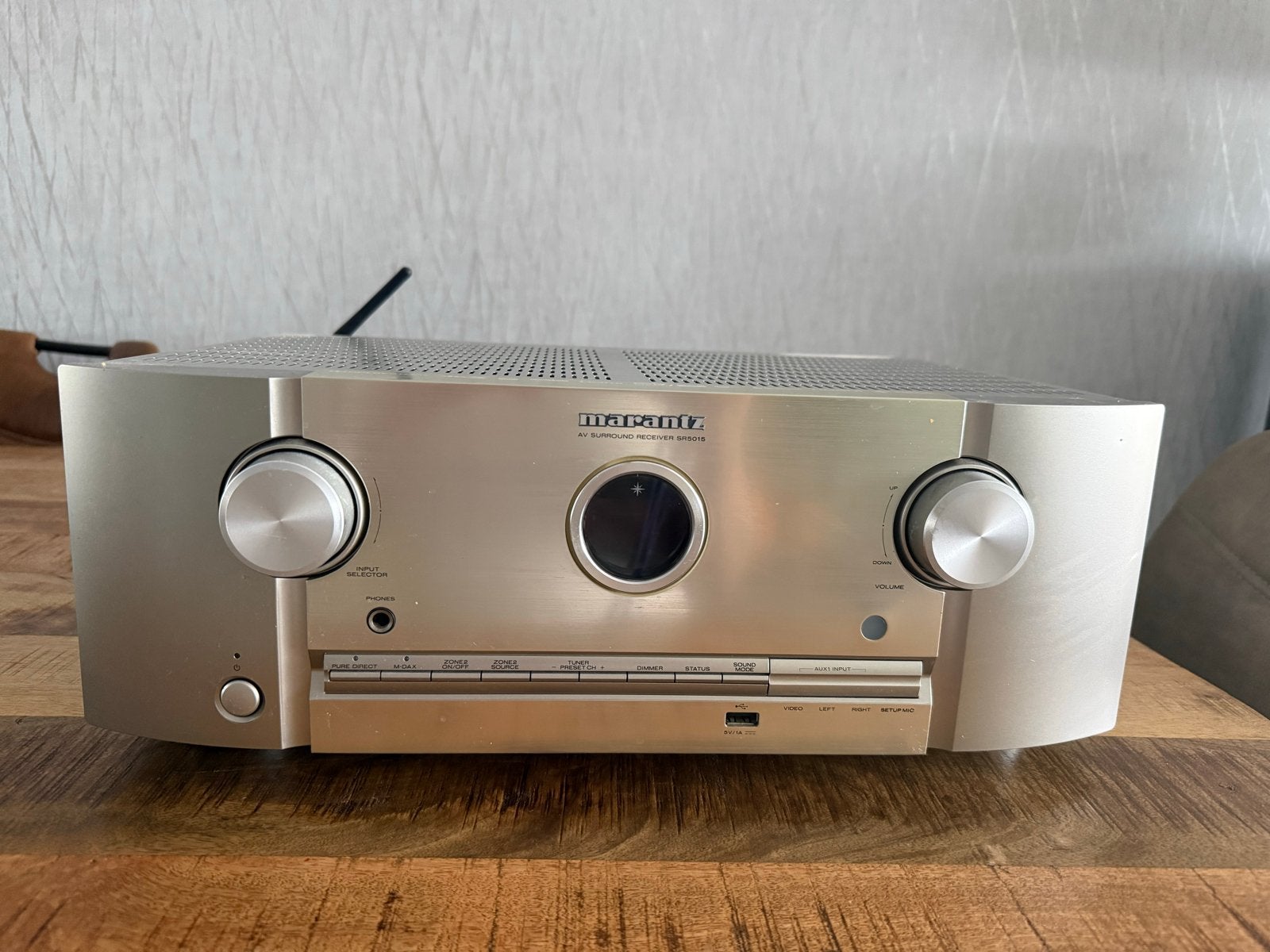Marantz SR5015 AV Surround Receiver met afstandsbediening, Marantz, Ophalen of Verzenden, 120 watt of meer, Gebruikt
