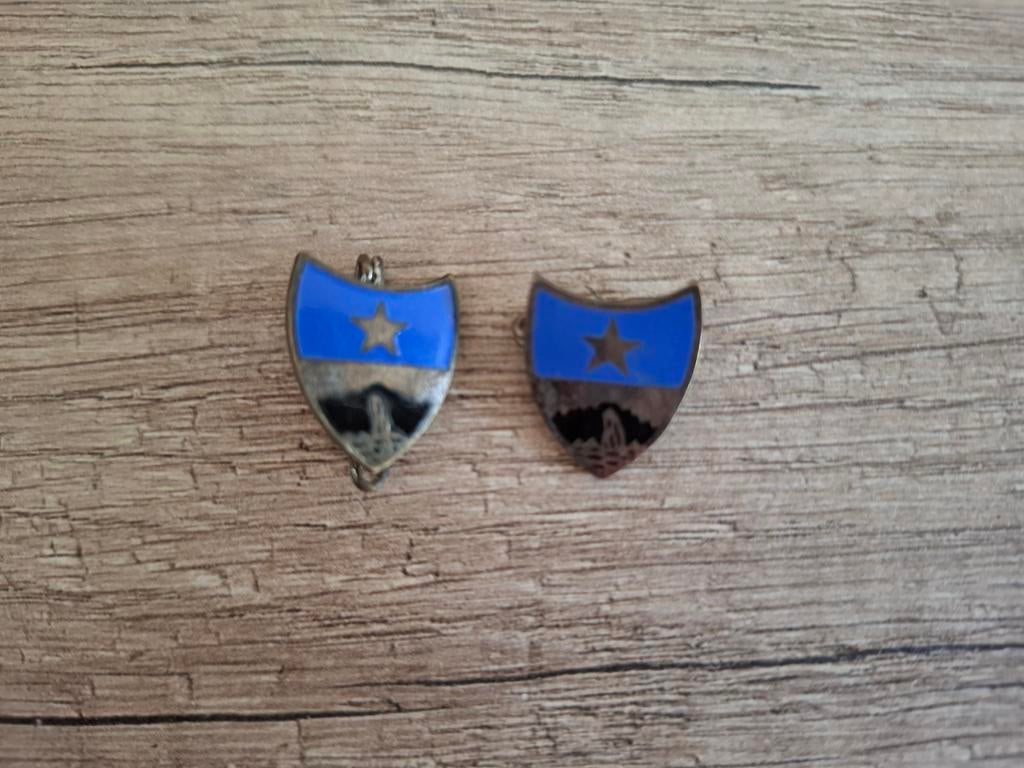 2x antieke speld religie, Verzamelen, Ophalen of Verzenden