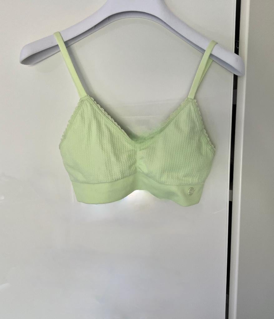 Nieuw: comfortabel zachtgroen stretch BH topje; mt 36/38, Censored, Ophalen of Verzenden, Groen, BH